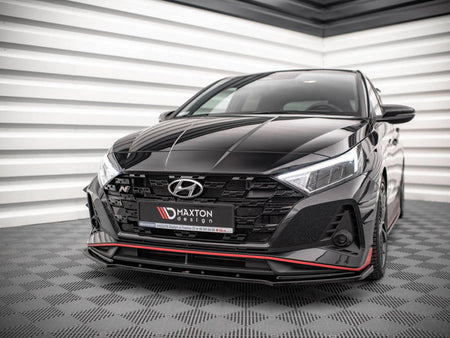 Maxton Design Front Splitter V.1 Hyundai I20 N Mk3 - HY-I20-3-N-FD1G - Image 2