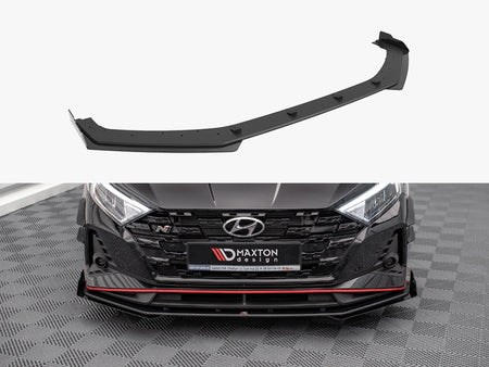 Maxton Design Street PRO Front Splitter V.1 + Flaps Hyundai I20 N Mk3 - HYI203NCNC-FD1B+FSF1G - Image 1