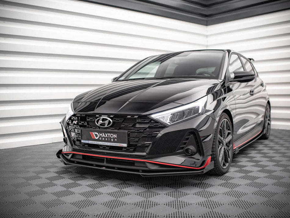 Maxton Design Street PRO Front Splitter V.1 + Flaps Hyundai I20 N Mk3 - HYI203NCNC-FD1B+FSF1G - Image 2
