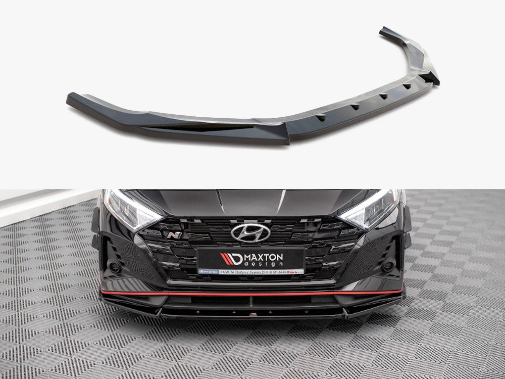 Maxton Design Front Splitter V.2 Hyundai I20 N Mk3 - HY-I20-3-N-FD2G - Image 1