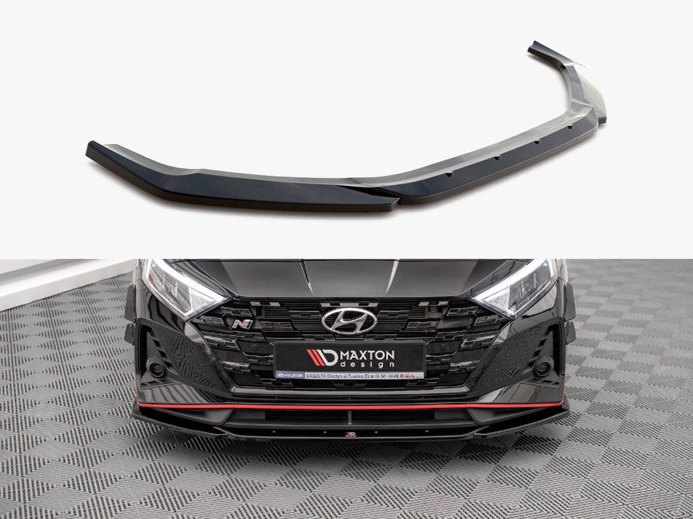 Maxton Design Front Splitter V.3 Hyundai I20 N Mk3 - HY-I20-3-N-FD3G - Image 1