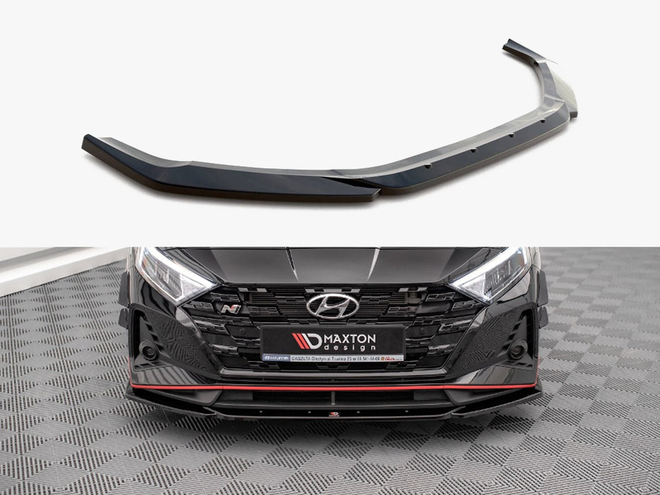 Maxton Design Front Splitter V.3 Hyundai I20 N Mk3 - HY-I20-3-N-FD3G - Image 1
