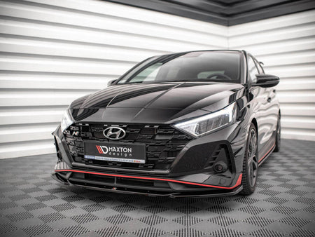 Maxton Design Front Splitter V.3 Hyundai I20 N Mk3 - HY-I20-3-N-FD3G - Image 2