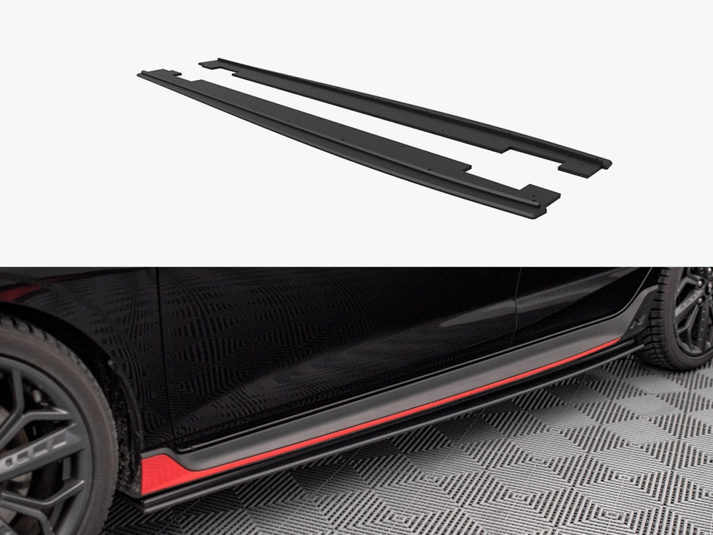Maxton Design Street PRO Side Skirts Diffusers Hyundai I20 N Mk3 - HYI203NCNC-SD1B - Image 1