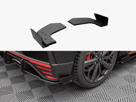 Maxton Design Street PRO Rear Side Splitters + Flaps Hyundai I20 N Mk3 - HYI203NCNC-RSD1B+RSF1G - Image 1