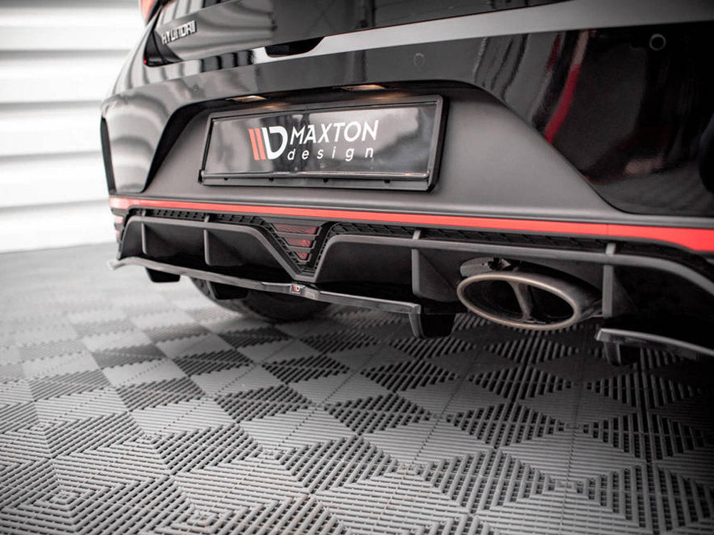 Maxton Design Central Rear Splitter (Vertical Bars) Hyundai I20 N Mk3 - HY-I20-3-N-RSD1G+RD1G - Image 5