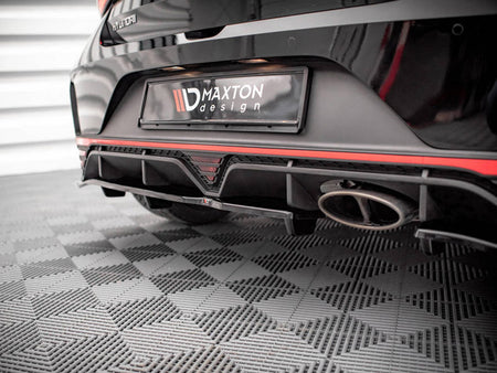 Maxton Design Central Rear Splitter (Vertical Bars) Hyundai I20 N Mk3 - HY-I20-3-N-RSD1G+RD1G - Image 5