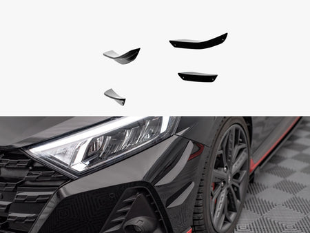 Maxton Design Front Bumper Wings (Canards) Hyundai I20 N Mk3 - HY-I20-3-N-CAN1 - Image 1
