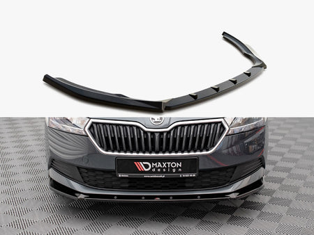 Maxton Design Front Splitter Skoda Fabia MK3 Facelift (2019-) - SK-FA-3F-K-FD1G - Image 1