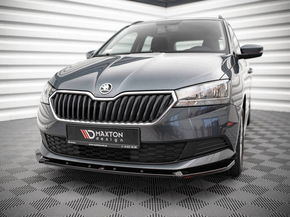 Maxton Design Front Splitter Skoda Fabia MK3 Facelift (2019-) - SK-FA-3F-K-FD1G - Image 2