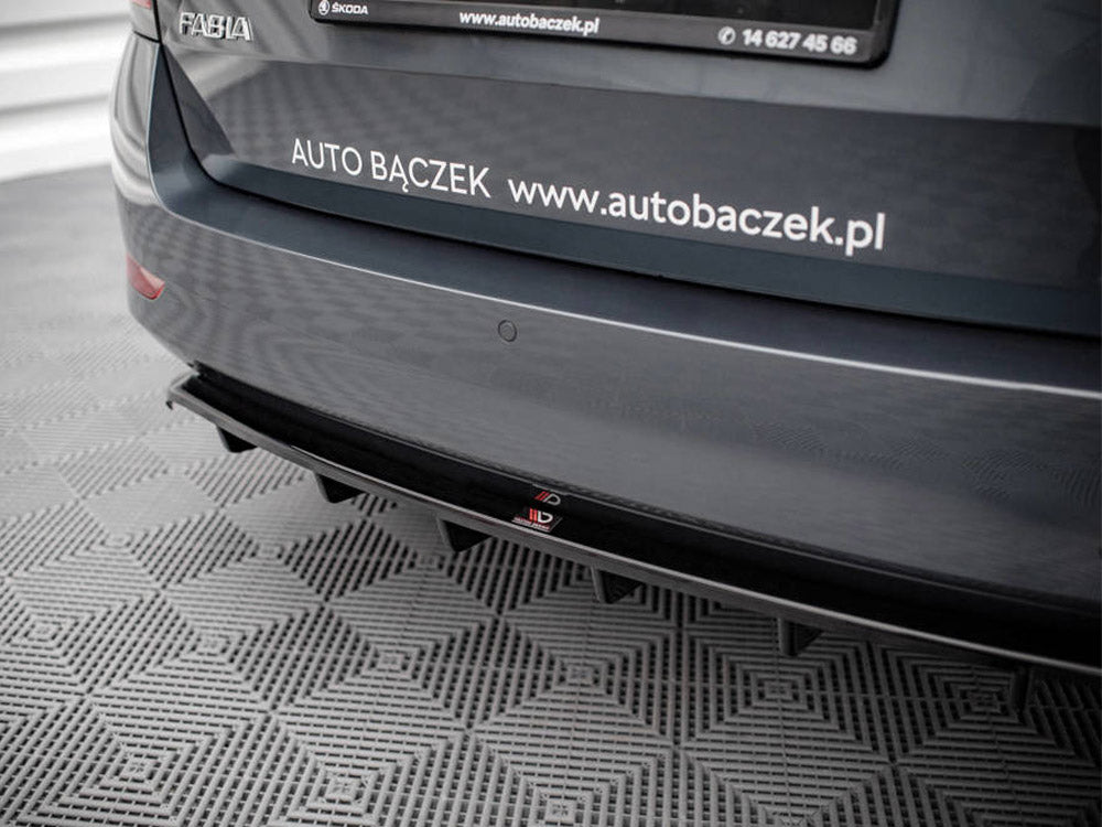 Rear Splitter (Vertical Bars) Skoda Fabia Estate Mk3 Facelift