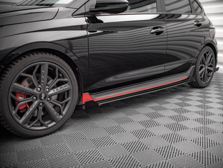 Maxton Design Street PRO Side Skirts Diffusers + Flaps Hyundai I20 N Mk3 - HYI203NCNC-SD1B+SRF1G - Image 3