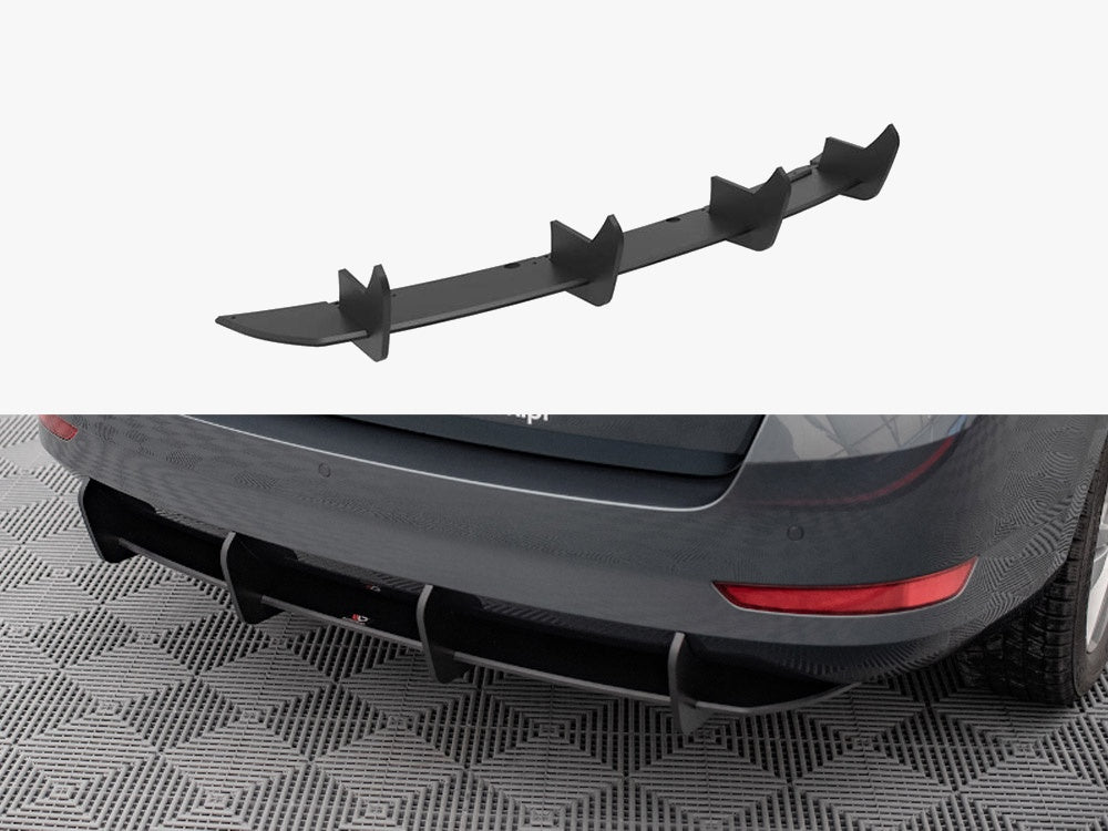 Maxton Design Street PRO Rear Diffuser Skoda Fabia Estate Mk3 Facelift - SKAFA3FKCNC-RS1B - Image 1