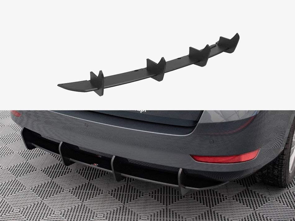 Maxton Design Street PRO Rear Diffuser Skoda Fabia Estate Mk3 Facelift - SKAFA3FKCNC-RS1B - Image 1