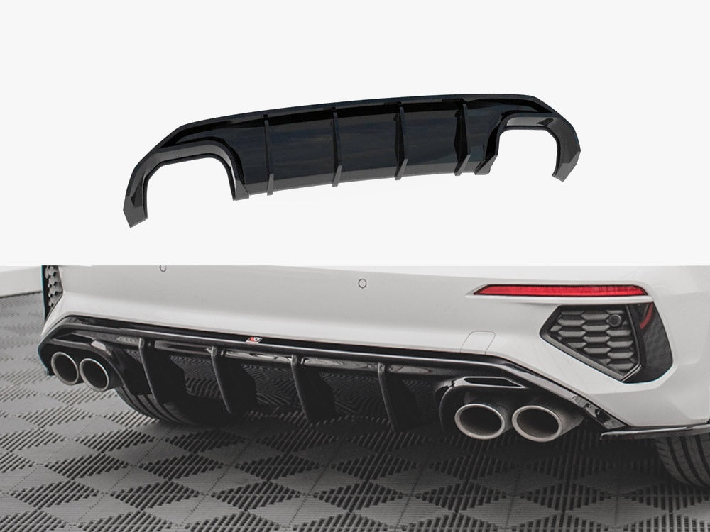 Maxton Design Rear Valance Audi S3 Sportback 8Y - AU-A3-8Y-SLINE-RS1G - Image 1