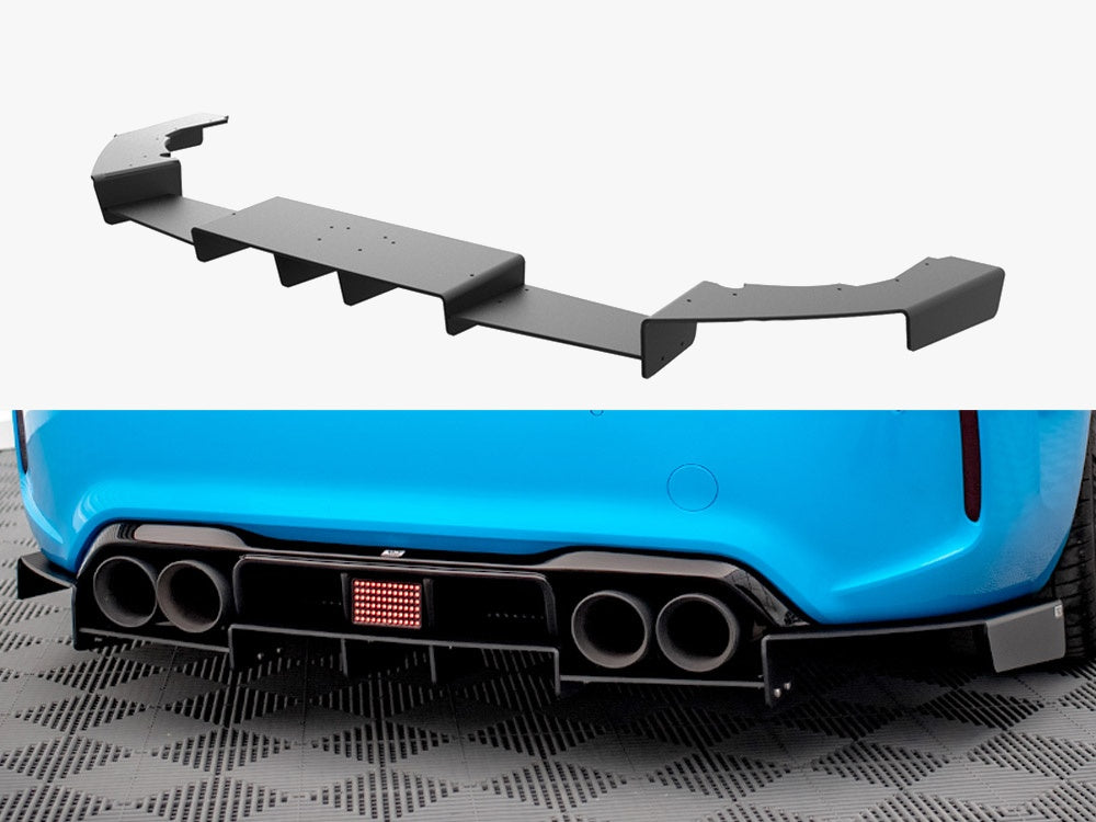 Maxton Design Rear Diffuser Racing Bmw M2 F87 (2016-2020) - BM-2-87-M-COMP-CNC-RS1A - Image 1