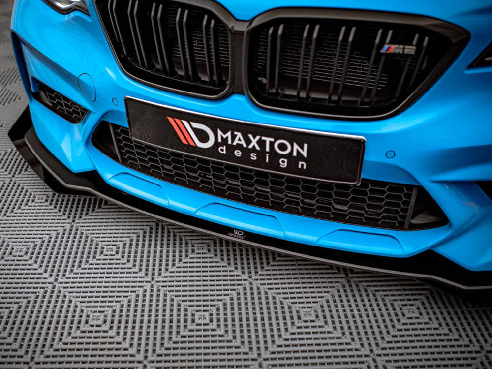Maxton Design Street PRO Front Splitter V.1 + Flaps BMW M2 Competition F87 - BM287MCOMPCNC-FD1B+FSF1G - Image 4