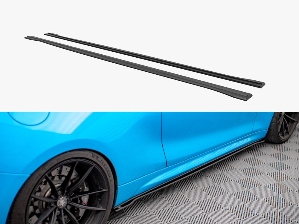Maxton Design Street PRO Side Skirts Diffusers BMW M2 F87 - BM287MCOMPCNC-SD1B - Image 1