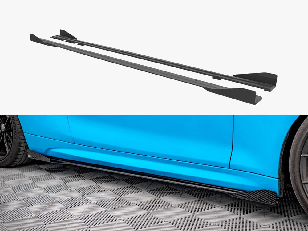 Street PRO Side Skirts Diffusers + Flaps BMW M2 F87