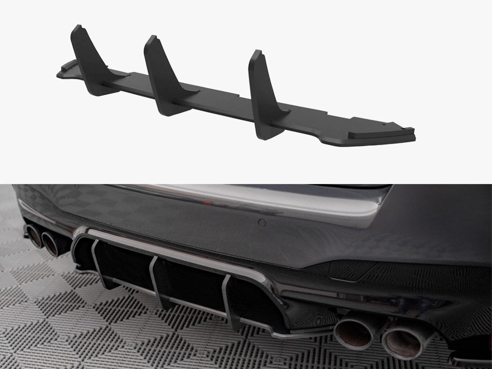 Maxton Design Street PRO Rear Diffuser Bmw M5 G90 (2017-2020) - BM590FMCNC-RS1B - Image 1