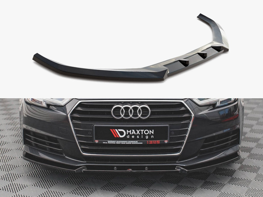 Maxton Design Front Splitter V.1 Audi A4 B9 - AU-A4-B9-FD1G - Image 1
