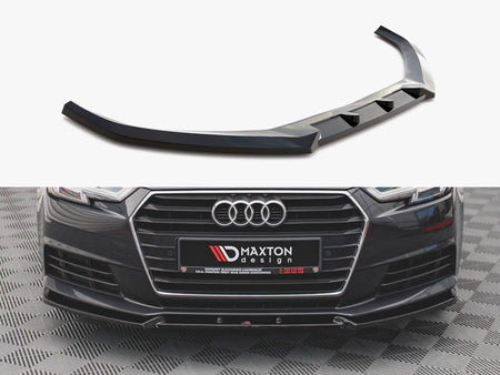 Maxton Design Front Splitter V.1 Audi A4 B9 - AU-A4-B9-FD1G - Image 1