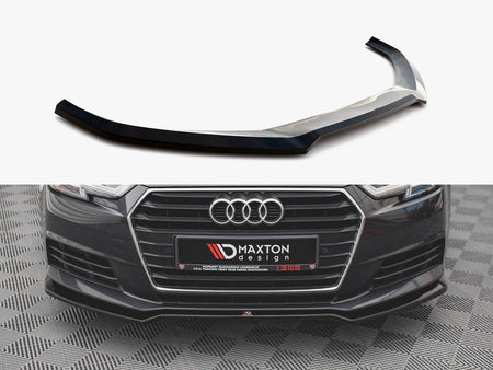 Maxton Design Front Splitter V.2 Audi A4 B9 - AU-A4-B9-FD2G - Image 1