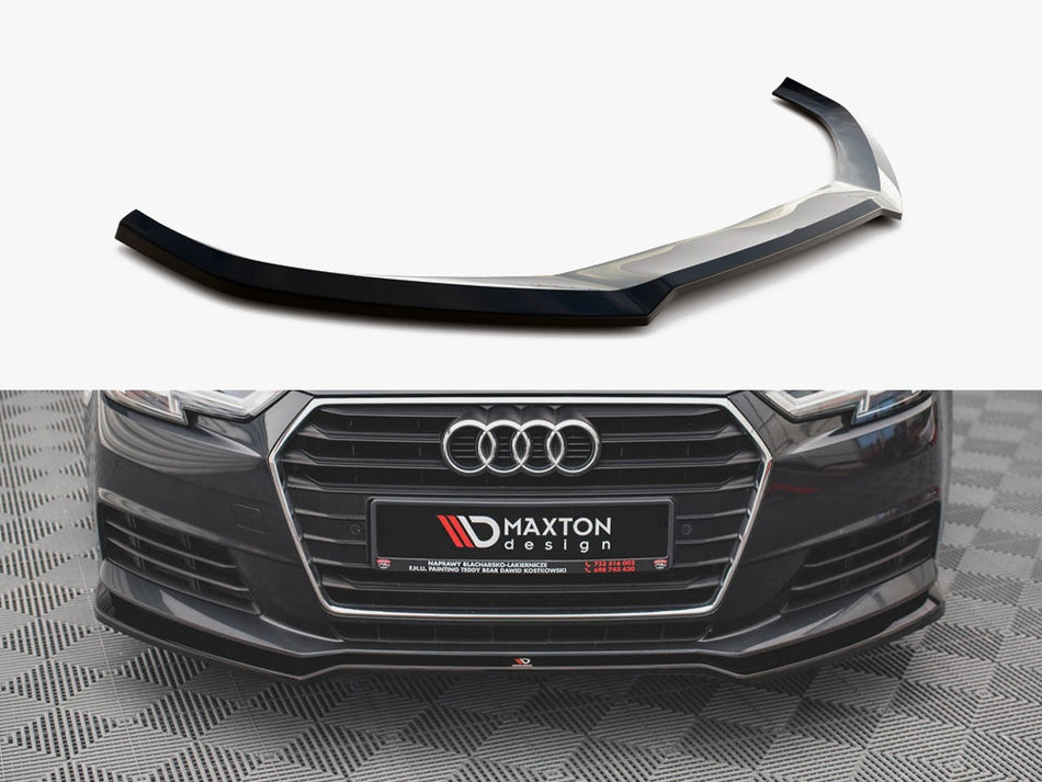 Maxton Design Front Splitter V.2 Audi A4 B9 - AU-A4-B9-FD2G - Image 1