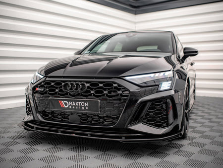 Maxton Design Street PRO Front Splitter V.1 + Flaps Audi RS3 8Y - AURS38YCNC-FD1B+FSF1G - Image 2
