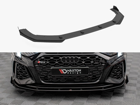 Maxton Design Street PRO Front Splitter V.1 + Flaps Audi RS3 8Y - AURS38YCNC-FD1B+FSF1G - Image 1