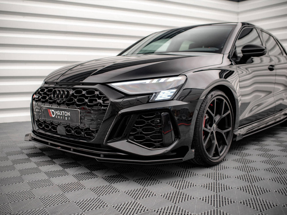 Street PRO Front Splitter V.1 + Flaps Audi RS3 8Y