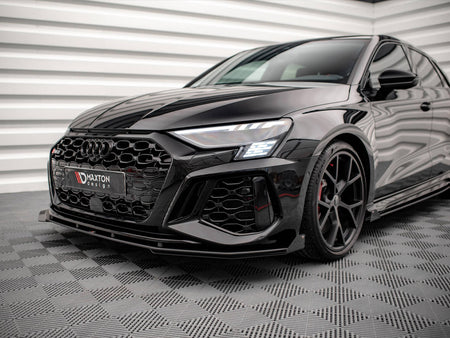 Street PRO Front Splitter V.1 + Flaps Audi RS3 8Y