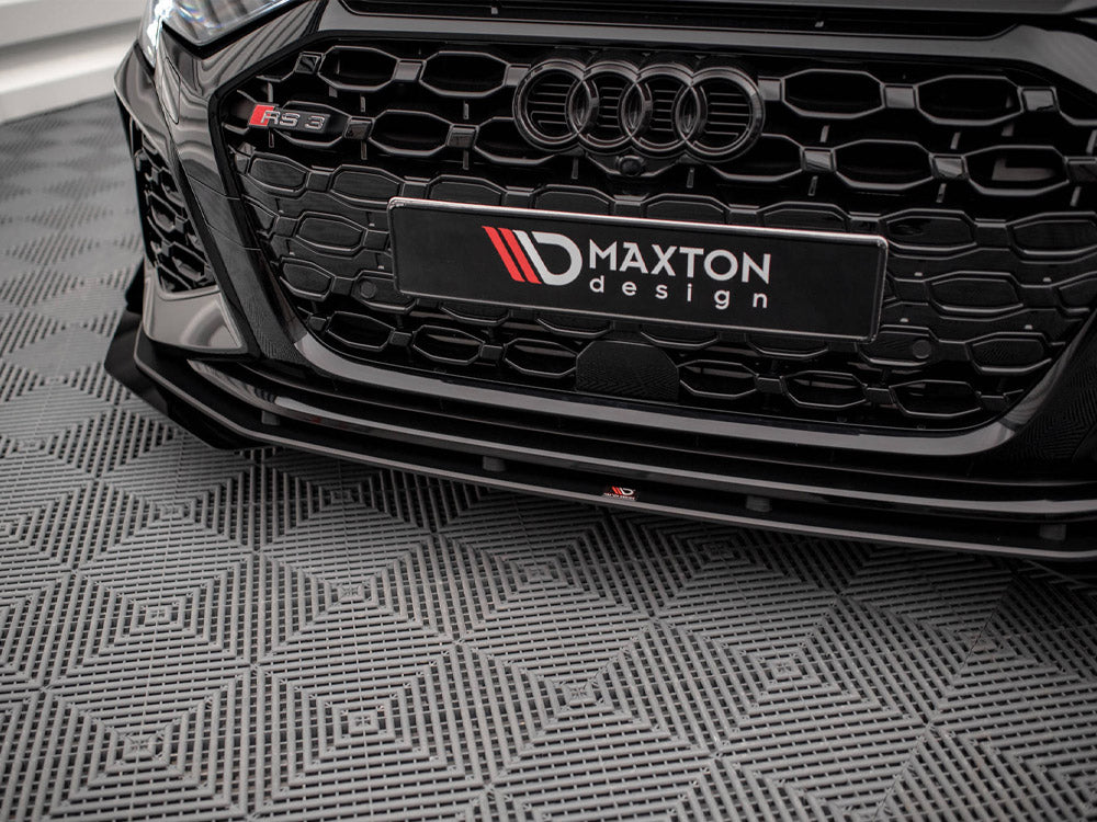 Maxton Design Street PRO Front Splitter V.1 + Flaps Audi RS3 8Y - AURS38YCNC-FD1B+FSF1G - Image 5