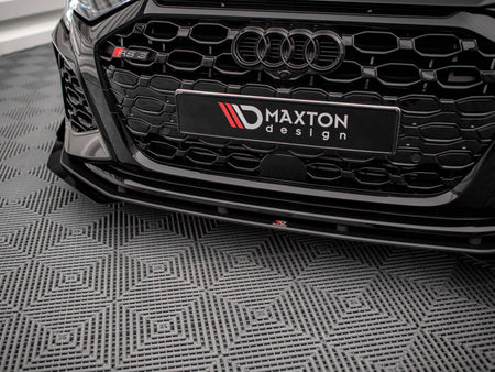 Maxton Design Street PRO Front Splitter V.1 + Flaps Audi RS3 8Y - AURS38YCNC-FD1B+FSF1G - Image 5