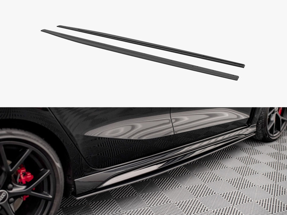 Maxton Design Street PRO Side Skirts Diffusers Audi RS3 Sportback 8Y - AURS38YCNC-SD1B - Image 1