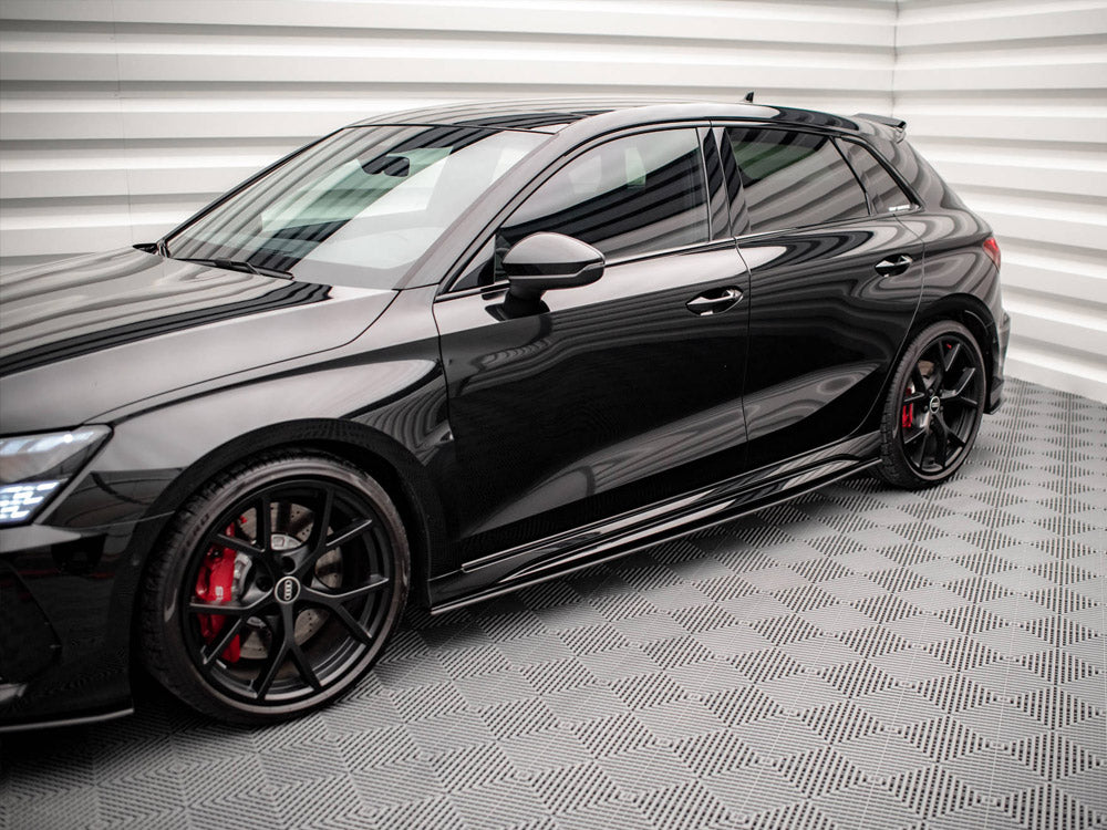 Maxton Design Street PRO Side Skirts Diffusers Audi RS3 Sportback 8Y - AURS38YCNC-SD1B - Image 3