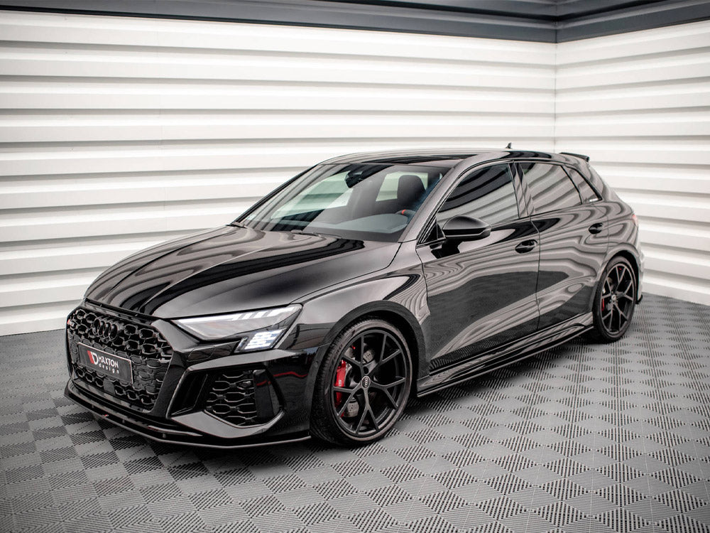 Maxton Design Street PRO Side Skirts Diffusers Audi RS3 Sportback 8Y - AURS38YCNC-SD1B - Image 2