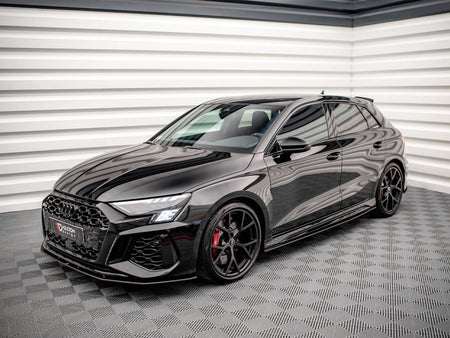 Maxton Design Street PRO Side Skirts Diffusers Audi RS3 Sportback 8Y - AURS38YCNC-SD1B - Image 2