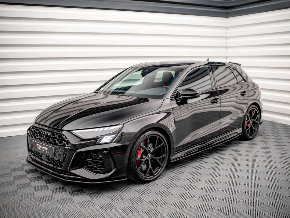 Maxton Design Street PRO Side Skirts Diffusers Audi RS3 Sportback 8Y - AURS38YCNC-SD1B - Image 2