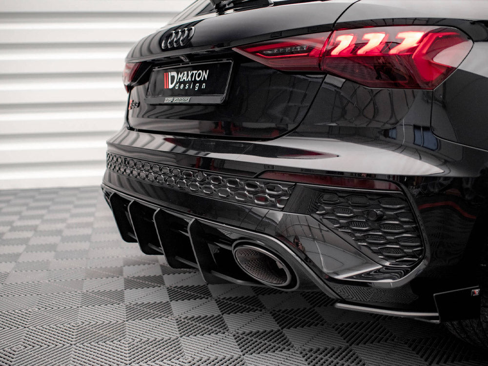 Maxton Design Street PRO Rear Diffuser Audi RS3 Sportback 8Y (2020-) - AURS38YCNC-RS1B - Image 3
