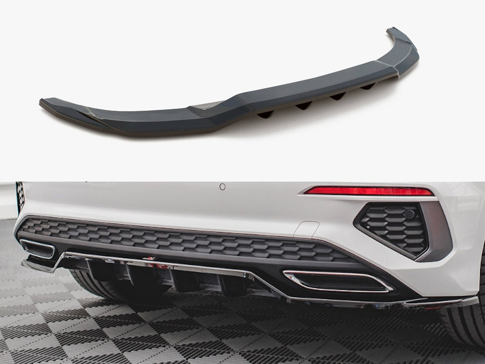 Maxton Design Rear Splitter (Vertical Bars) Audi A3 S-Line Sportback 8Y - AU-A3-8Y-SLINE-RD1G+RD2G - Image 1