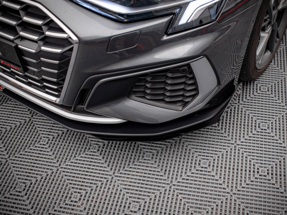 Maxton Design Street PRO Front Splitter V.1 + Flaps Audi S3 / A3 S-Line 8Y - AUA38YSLINECNC-FD1B+FSF1G - Image 5
