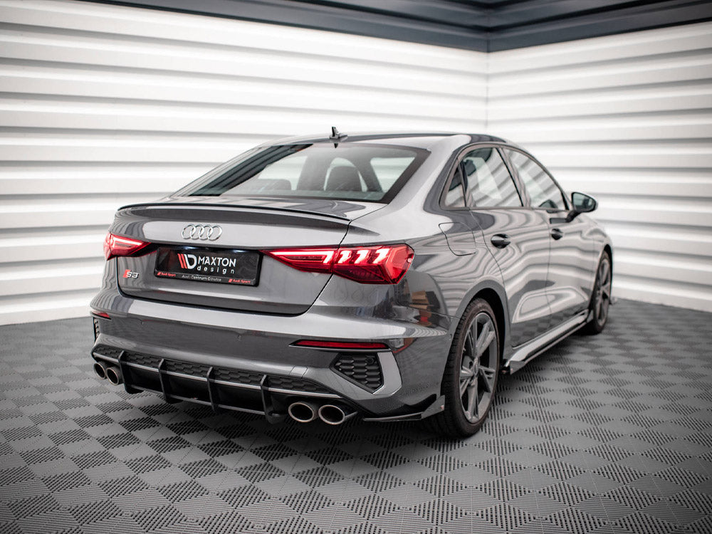 Street PRO Rear Side Splitters + Flaps Audi S3 Sedan 8Y