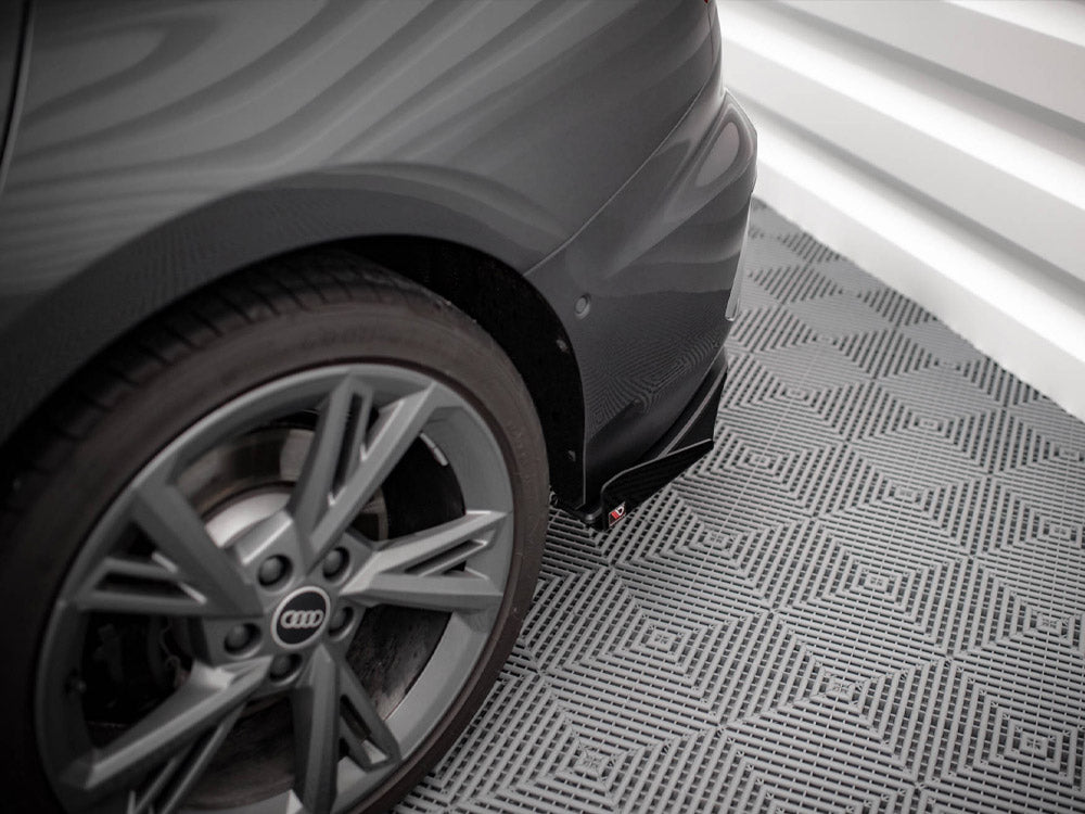 Maxton Design Street PRO Rear Side Splitters + Flaps Audi S3 Sedan 8Y - AUS38YSCNC-RSD1B+RSF1G - Image 5