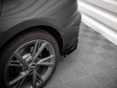Maxton Design Street PRO Rear Side Splitters + Flaps Audi S3 Sedan 8Y - AUS38YSCNC-RSD1B+RSF1G - Image 5