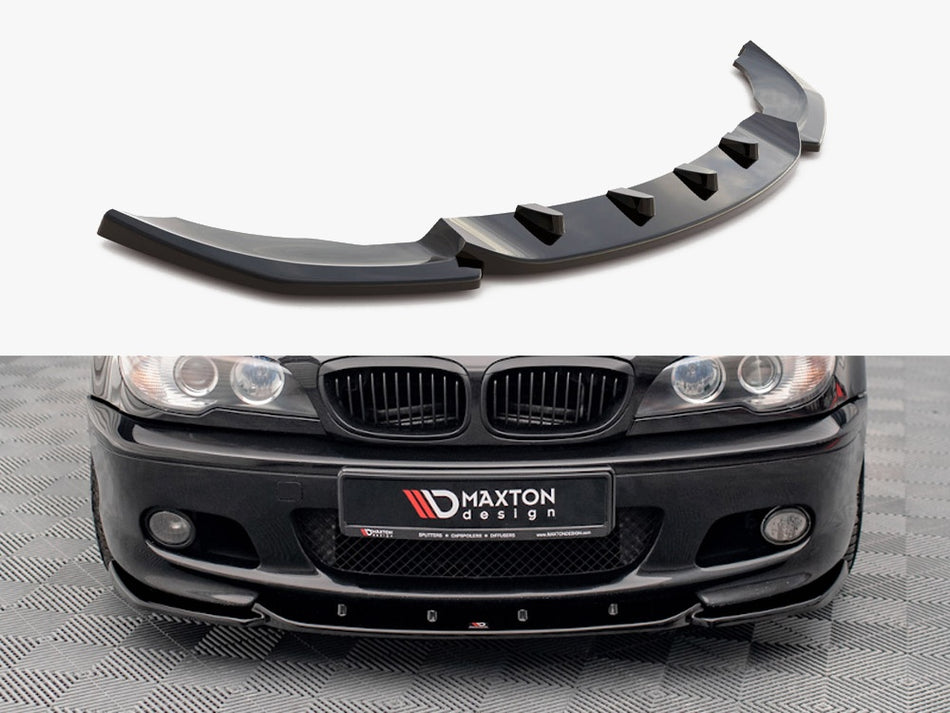 Maxton Design Front Splitter V.2 Bmw 3 Coupe M-pack E46 (1999-2005) - BM-3-46-C-MPACK-FD2G - Image 1
