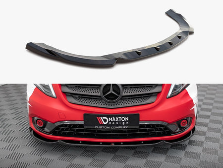 Maxton Design Front Splitter V.1 Mercedes VITO W447 Facelift (2020-) - ME-VI-W447F-FD1G - Image 1