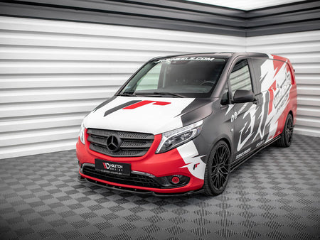 Maxton Design Front Splitter V.1 Mercedes VITO W447 Facelift (2020-) - ME-VI-W447F-FD1G - Image 2