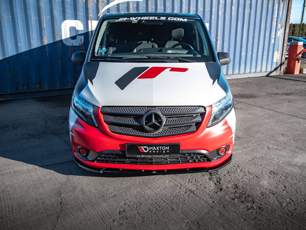 Maxton Design Front Splitter V.2 Mercedes VITO W447 Facelift (2020-) - ME-VI-W447F-FD2G - Image 2