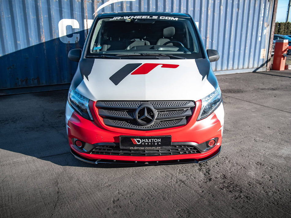 Maxton Design Front Splitter V.2 Mercedes VITO W447 Facelift (2020-) - ME-VI-W447F-FD2G - Image 2